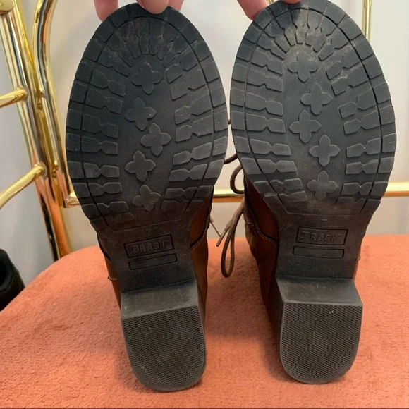 Brash | Brown Riot Combat Boots - Picture 6 of 9